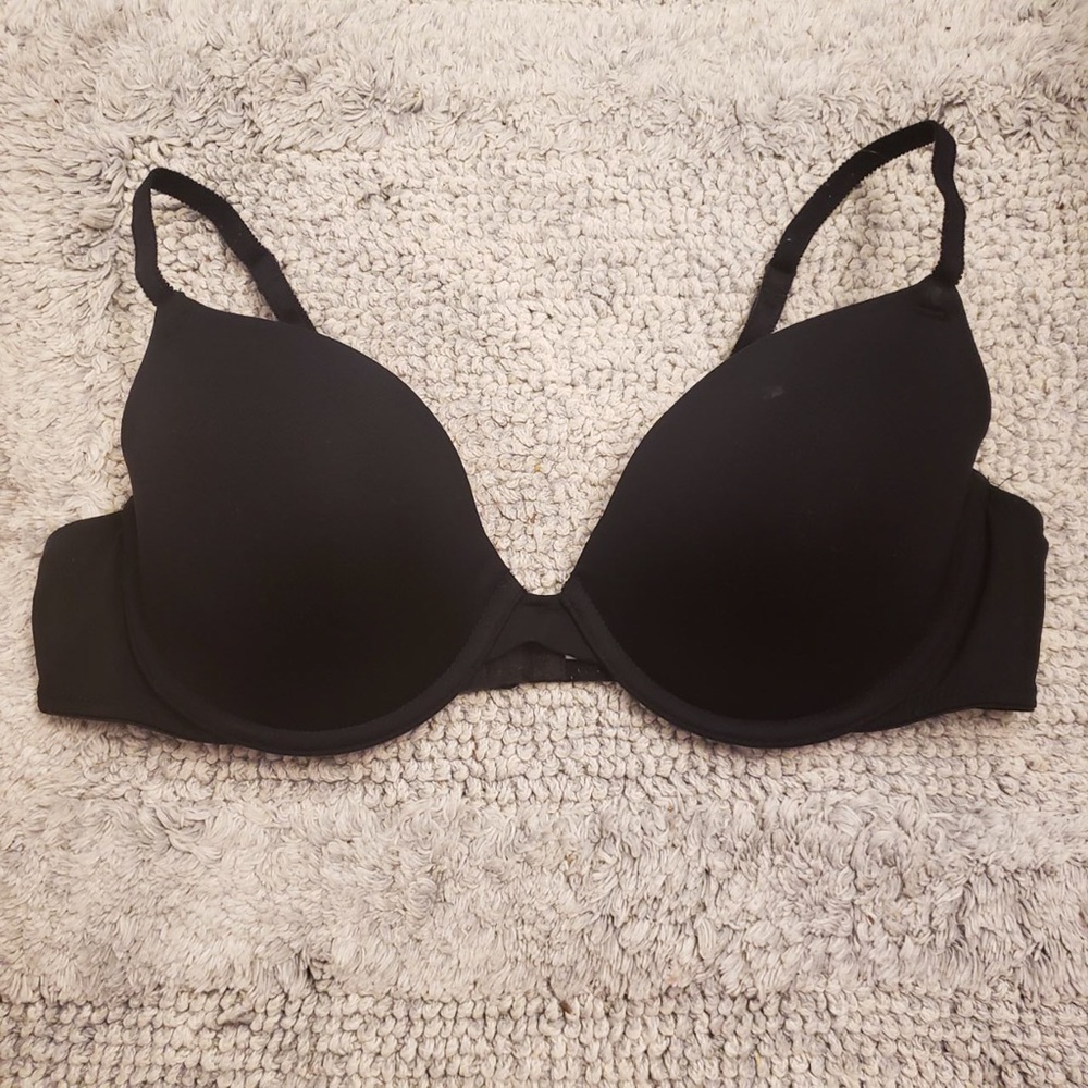 Wear Anywhere Bra Black - Lightly lined Demi